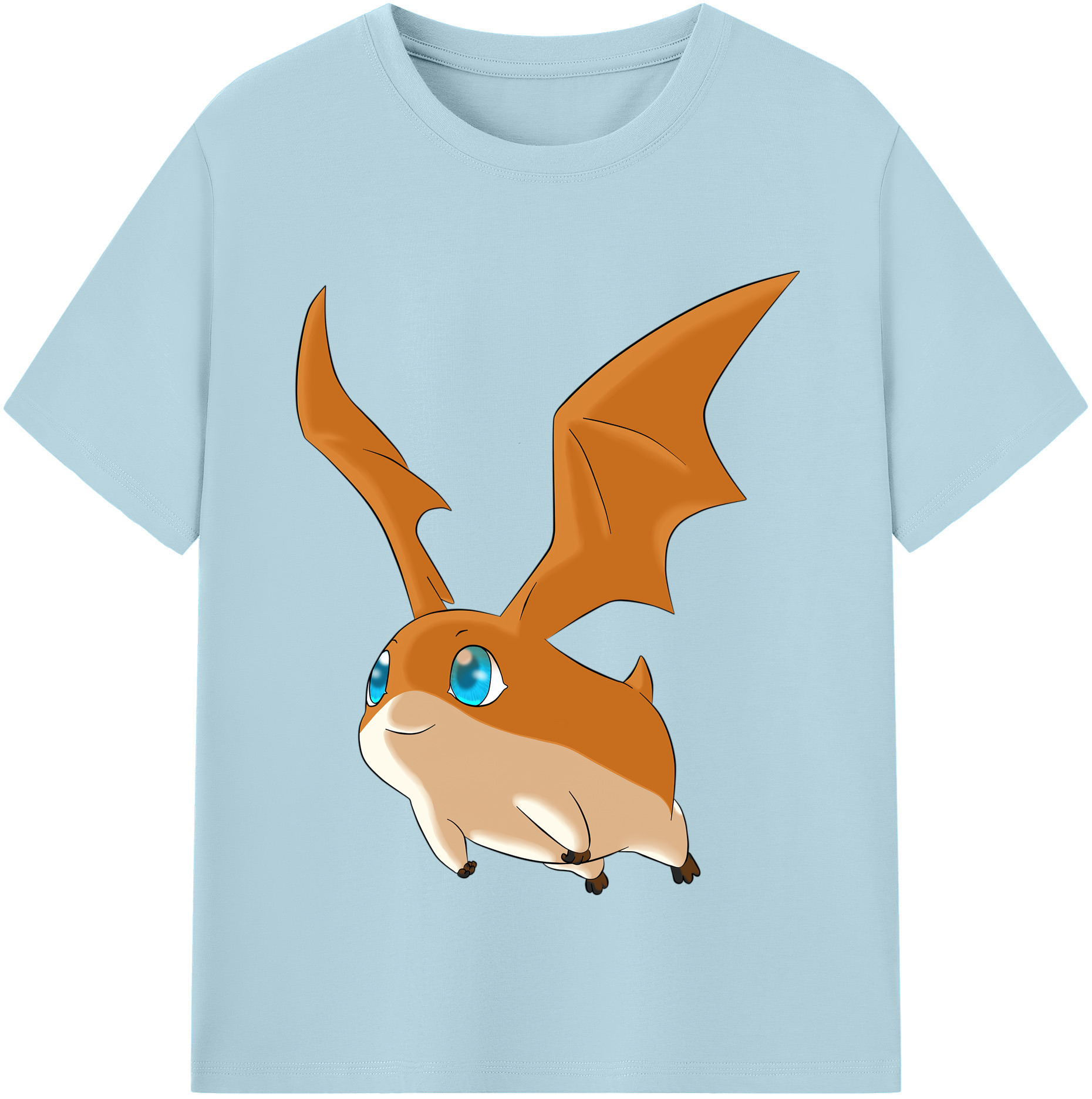 （画像用） Digimon デジタルモンスター/デジモン 綿100％半袖Tシャツ（フロントプリント）